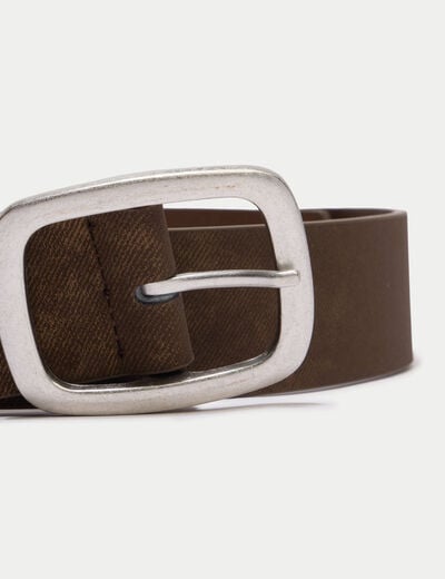 Ceinture marron fonc&eacute; femme