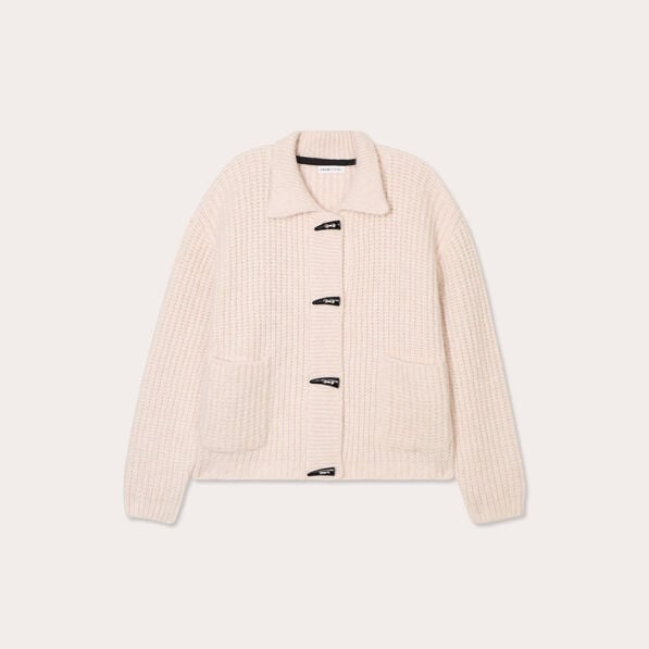 gilet boutons brandebourg ivoire femme Gilet boutons brandebourg ivoire femme