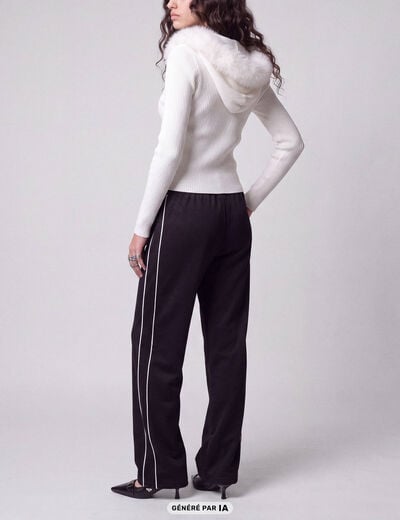 Jogging coupe ample taille standard noir