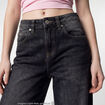 Jean Max baggy taille basse denim noir