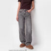 Jean Tom regular taille haute denim gris
