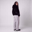 Blouson capuche fausse fourrure noir