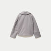 Caban droit gris clair