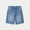 Bermuda large en jean 5 poches denim double stone