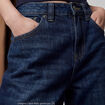 Jean loose taille basse denim brut ado