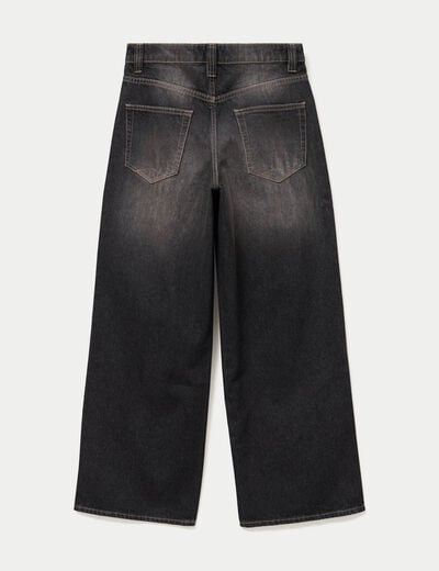 Jean Max loose taille basse denim noir