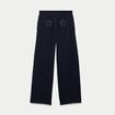 Jogging large en maille bleu marine