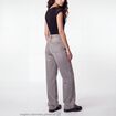 Jean wide leg taille standard denim gris ado