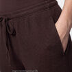 Pantalon large taille standard marron fonc&eacute;
