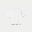 T-shirt col rond manches courtes blanc