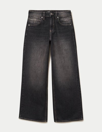 Jean Max loose taille basse denim noir