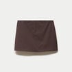 Jupe marron fonc&eacute;