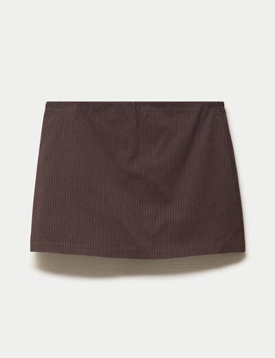 Jupe marron fonc&eacute;