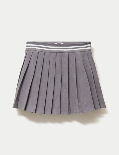 Jupe gris fonc&eacute;