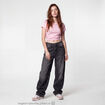 Jean Max baggy taille basse denim noir