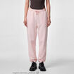 Jogging bas resserr&eacute; taille standard rose clair ado