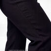 Pantalon bootcut taille basse noir