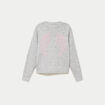 Pull manches longues gris clair