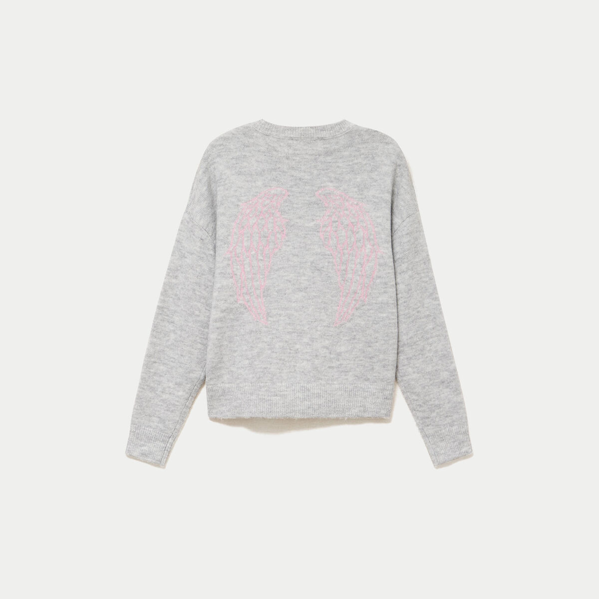 Pull manches longues gris clair