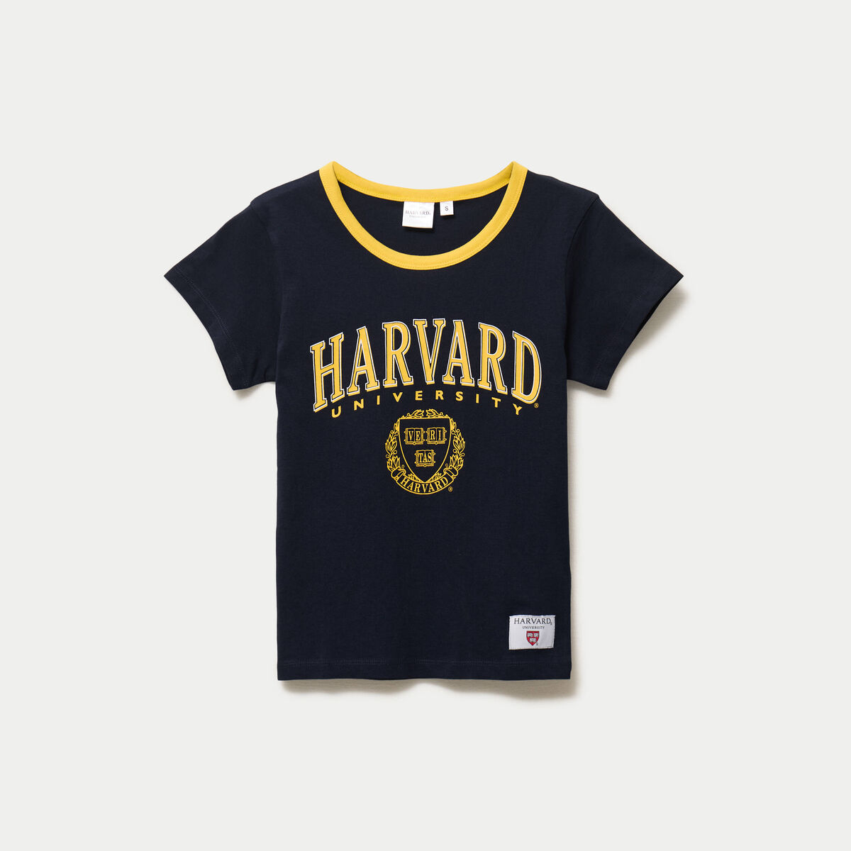 T-shirt ajust&eacute; manches courtes bleu marine