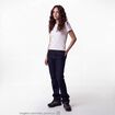 Jean regular taille basse denim brut ado