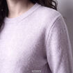 Pull col rond manches longues parme
