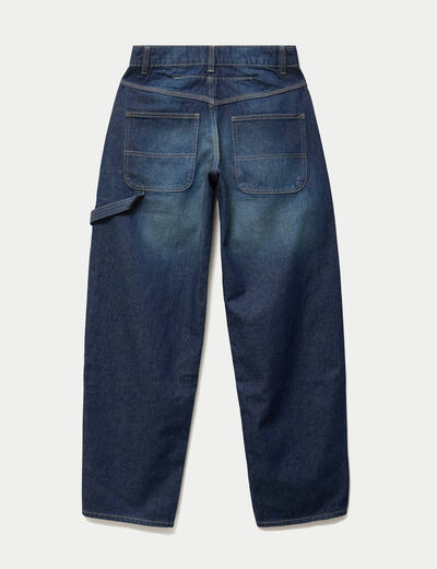 Jean Max loose taille standard denim blue black