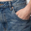 Jean regular taille haute denim double stone ado
