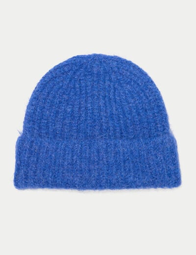 Bonnet bleu electrique