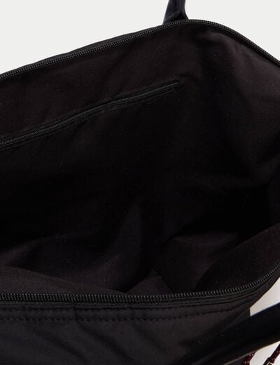 Sac port&eacute; &eacute;paule noir
