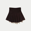 Jupe marron fonc&eacute; ado