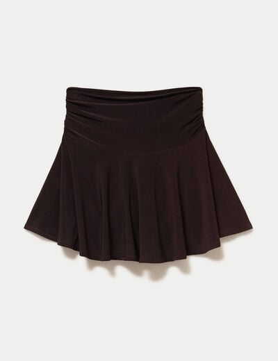 Jupe marron fonc&eacute; ado