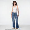 Jean bootcut taille basse denim double stone ado