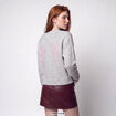 Pull manches longues gris clair