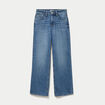 Jean Lenny wide leg taille standard denim double stone