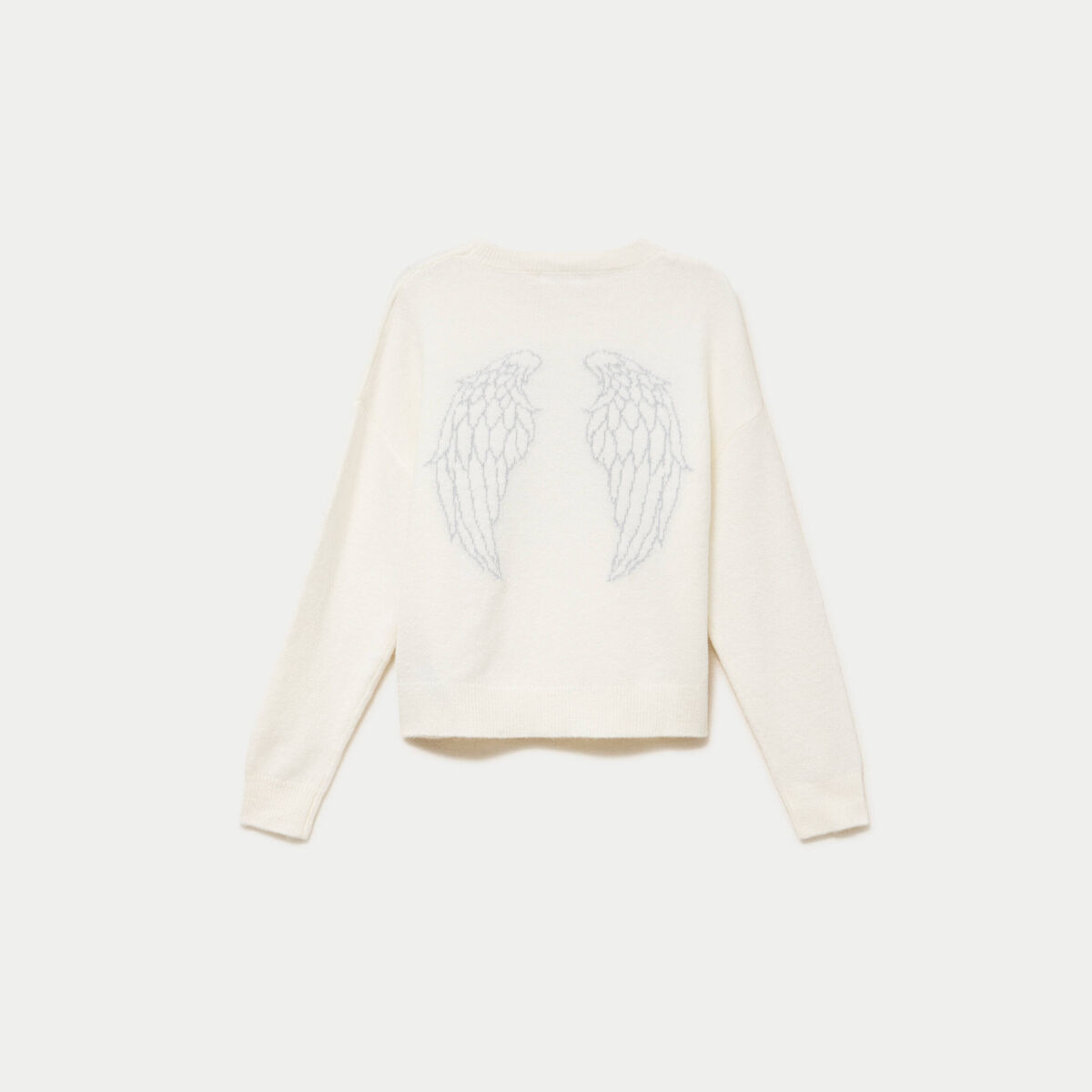 Pull manches longues blanc