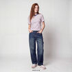 Jean Max loose taille standard denim blue black