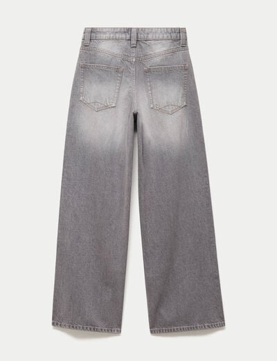 Jean Max loose taille basse denim gris