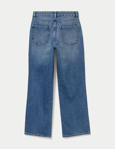 Jean Tom regular taille haute denim double stone