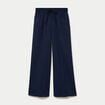Pantalon bootcut taille standard bleu marine