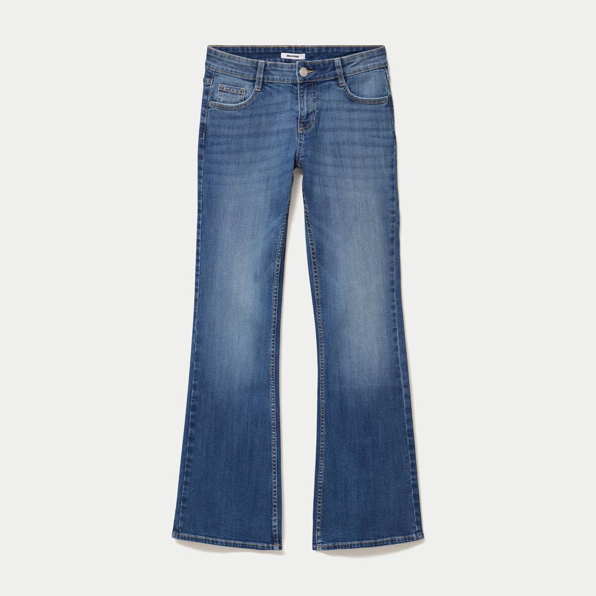 Jean Zoe bootcut taille basse denim double stone