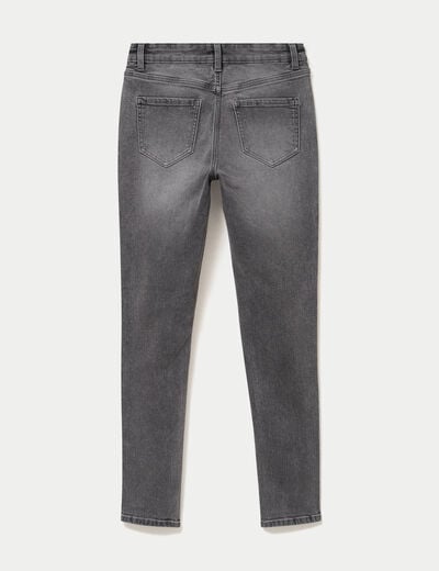 Jean Zoe skinny taille standard denim gris