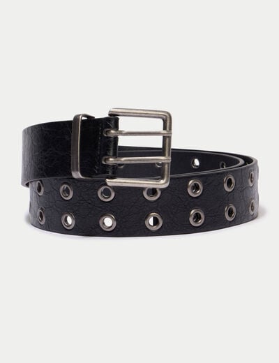 Ceinture large noir ado