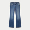 Jean bootcut taille basse denim double stone ado