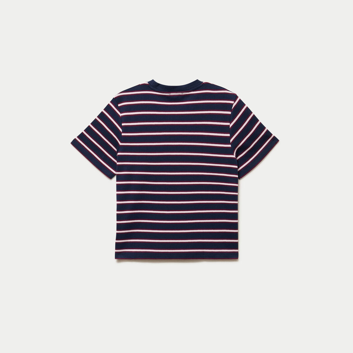 T-shirt ajust&eacute; manches courtes bleu marine