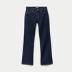 Jean regular taille basse denim brut ado