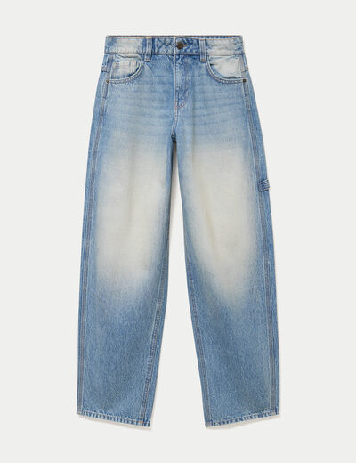 Jean Max baggy taille standard denim bleach