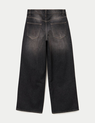 Jean Max baggy taille basse denim noir