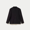 Veste col tailleur manches longues noir