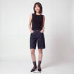 Bermuda large en jean 5 poches denim brut